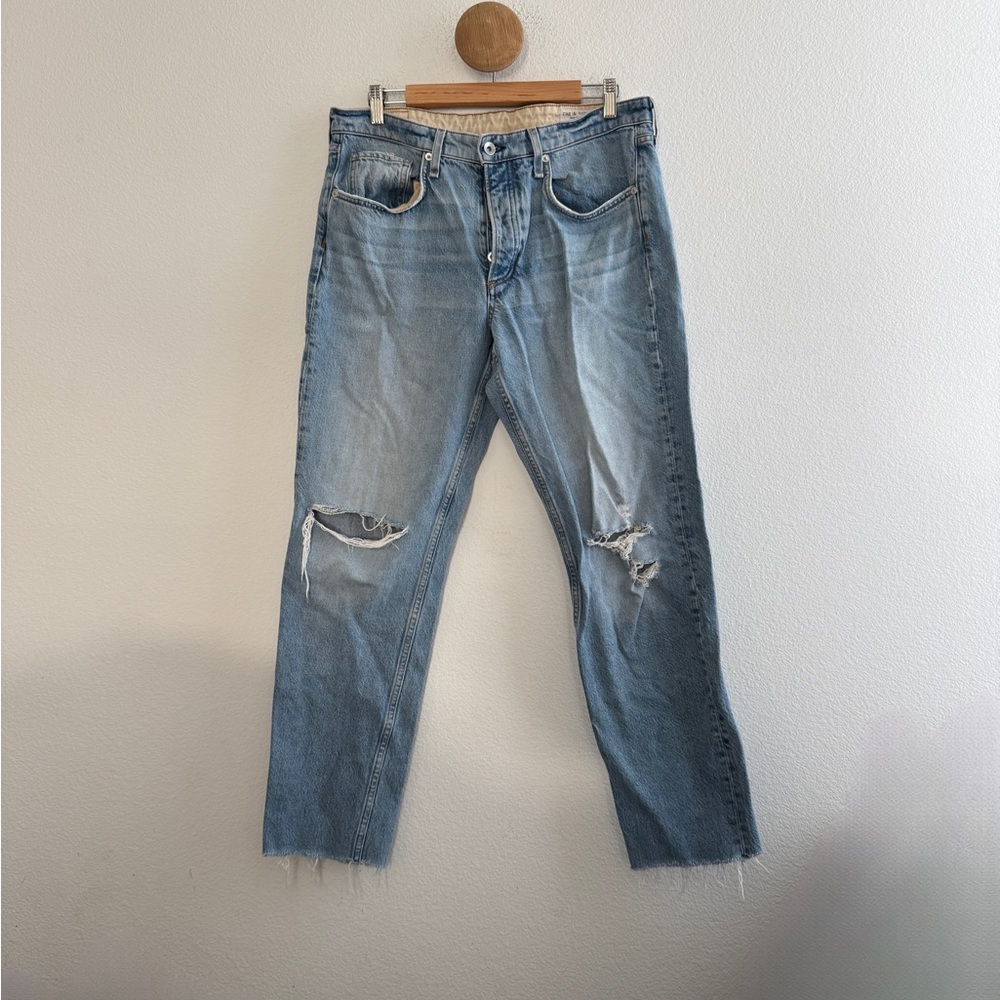 rag & bone Rosa mid rise boyfriend jeans in Harper